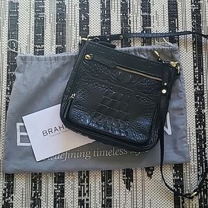 Brahmin Black Leather Crossbody bag
